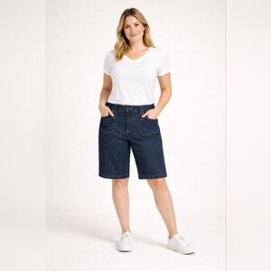 Canyon River Blues Vintage Denim Knee-Length Shorts Trousers Size 14